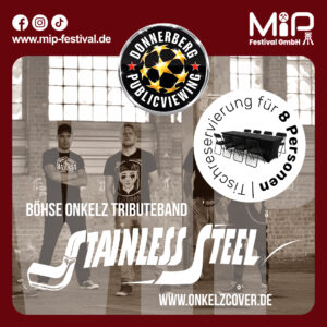 VIP-Tisch | Live-Musik – 12.06.26 – Böhse Onkels Tribute Show (Stainless Steel)