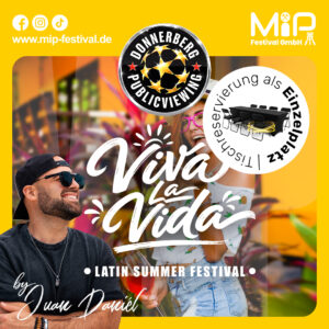 VIP-Einzelplatz | Live-Musik – 10.07.26 – Viva la Vida - Latin Summer Festival (Juan Daniél)