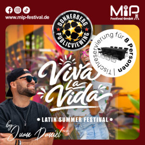 VIP-Platz | Live-Musik – 10.07.26 – Viva la Vida - Latin Summer Festival (Juan Daniél)